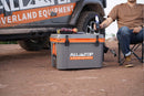 Portable Cooler Box w/ Ice Pack & Chopping Board - 55 Quart - Gray-11