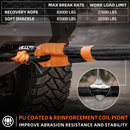 Kinetic Recovery Rope Kit w/ 2 Soft Shackles - 1.5in x 30ft - 83000Lbs - Black-4