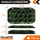2Pcs Recovery Board Mini, 3rd Gen & Mounting Kit (Army Green)-2