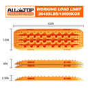 2PCS Recovery Traction Boards & Mounting Kit, 3rd Gen (Orange)-2