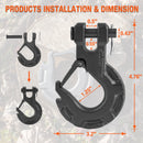 Forged Steel Winch Hook - 13,500 Lbs-3