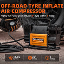 Air Compressor Kit Dual Cylinder - 12.35 ft³/Min - 12V DC-3