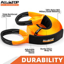 100% Nylon Recovery Tow Strap - 3in x 20ft - 35,000 Lbs-3