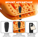 2PCS Recovery Traction Boards & Mounting Kit, 3rd Gen (Orange)-4