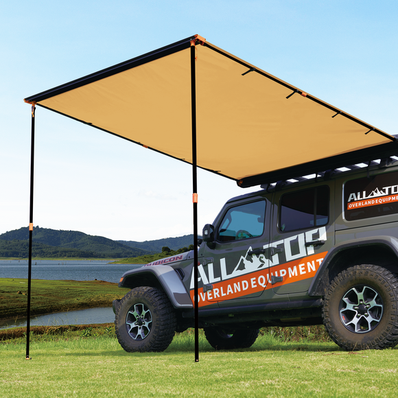 Rooftop Vehicle Awning - 4.6ft x 8.2ft