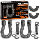 D Ring Shackle 3/4" Fully Forged with 7/8 Pin - 79500Lbs - 2PCS-6
