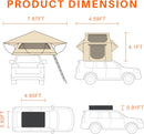 Rooftop Tent w/ Ladder - 7.9ft x 4.6ft-2