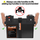 Portable Battery Box w/ Build-in Ports & Plugs, Battery Not Included-6