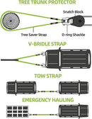 Tree Saver, Winch Extension Strap - 3in x 8ft - 32,000 Lbs（Green）-4