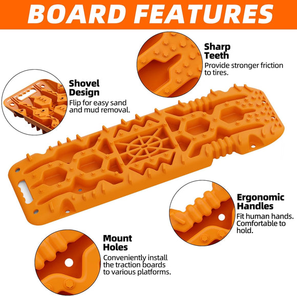 2Pcs Recovery Board with build-in Jack Base (Orange)