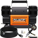 Air Compressor Kit Dual Cylinder - w/ Digital Pressure Gauge 12.35 ft³/Min - 12V DC-1