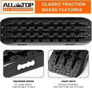 2PCS Recovery Traction Boards 3rd Gen (Black)-4