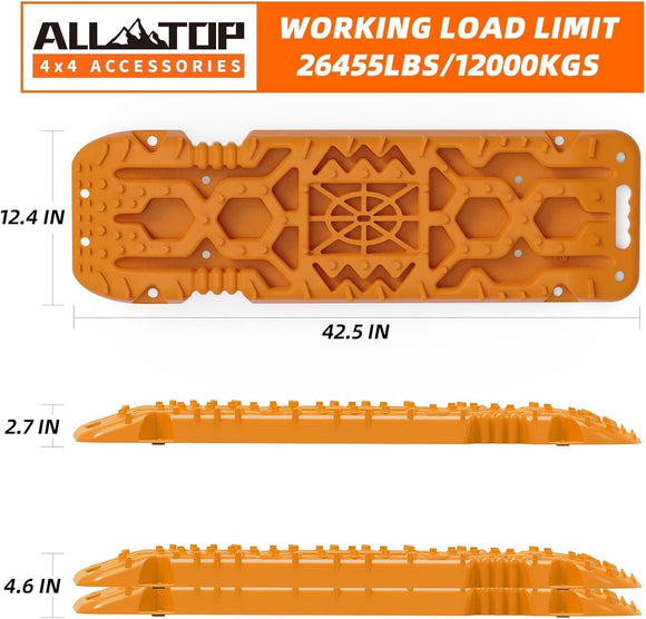 2Pcs Recovery Board with build-in Jack Base & Mounting Kit (4th Gen, Orange)