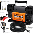 Air Compressor Kit Dual Cylinder - w/ Digital Pressure Gauge 12.35 ft³/Min - 12V DC-5