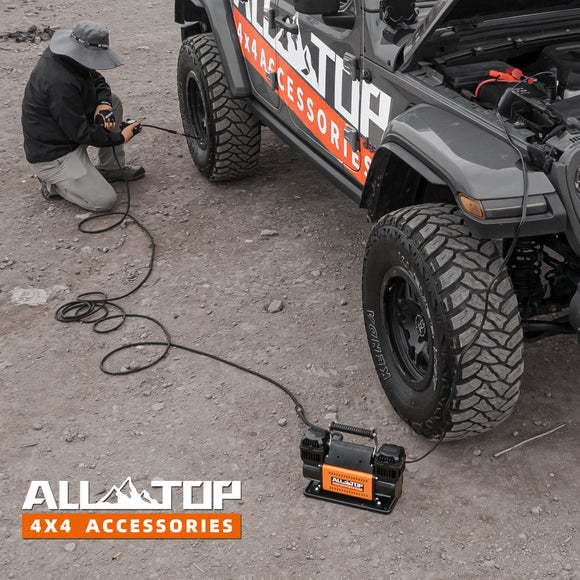 Air Compressor Kit Dual Cylinder - 12.35 ft³/Min - 12V DC