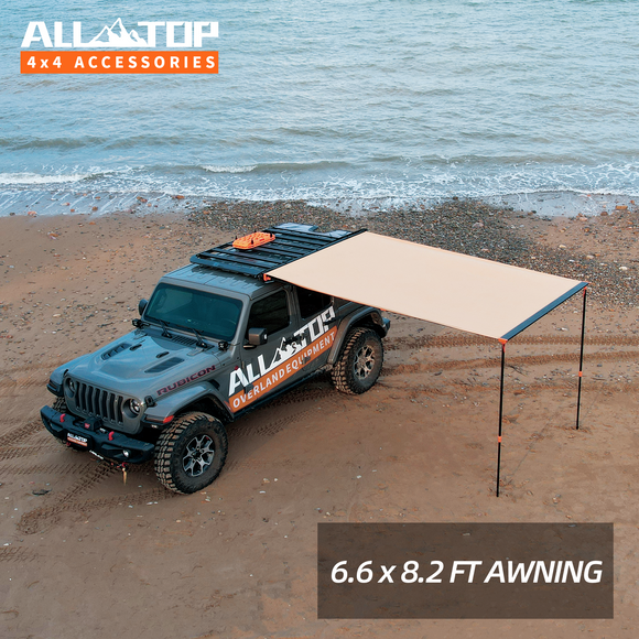 Rooftop Vehicle Awning - 6.6ft x 10ft