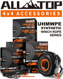 Synthetic Winch Cable w/ Forged Winch Hook - 1/2in x 92ft - 31500LBS-6