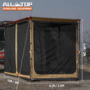 Awning Room with Floor 8.2' x 10' - Black Coating-2