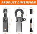 Extreme Forged Shackle Hitch Receiver w/Trailer Lock - 79300Lbs MBS 11000Lbs WLL-3