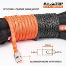 Synthetic Winch Rope Cable - 1/4" x50ft - 9500LBS-5