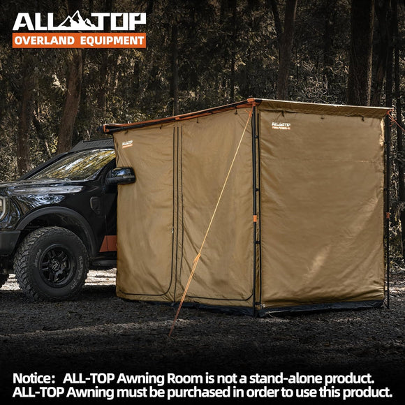 Awning Room with Floor  6.6' x 8.2' - Silver Coating