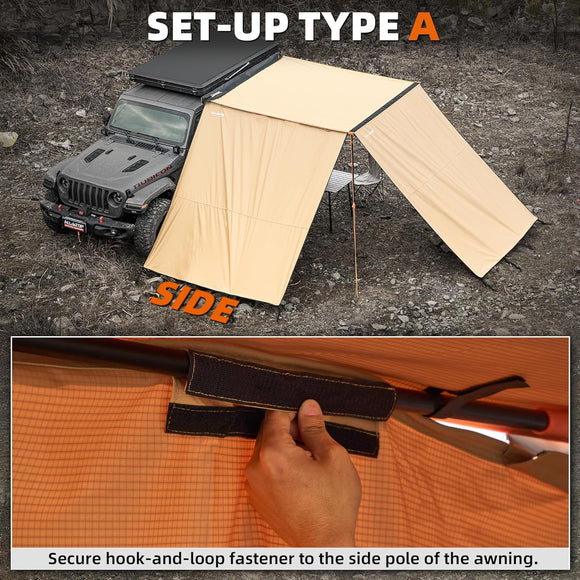Awning Wall (Front) - 6.6ft x 9.5ft