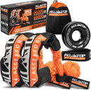 Soft Shackles + Recovery Ring Set: 2PCS x 66,200 Lbs Shackles +  Recovery Ring-1