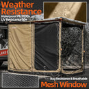 Awning Room with Floor  6.6' x 8.2' - Black Coating-6