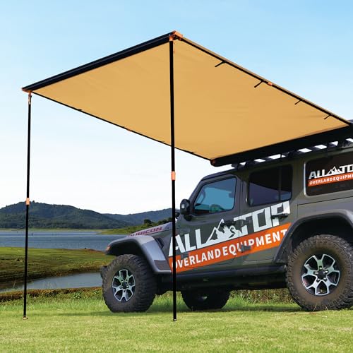 Rooftop Vehicle Awning - 8.2ft x 8.2ft