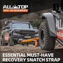 100% Nylon Recovery Tow Strap - 4in x 20ft - 46,500 Lbs-2