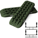 2PCS Recovery Traction Boards & Mounting Kit, 3rd Gen (Army Green)-1