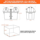 Portable Battery Box w/ Build-in Ports & Plugs, Battery Not Included-2