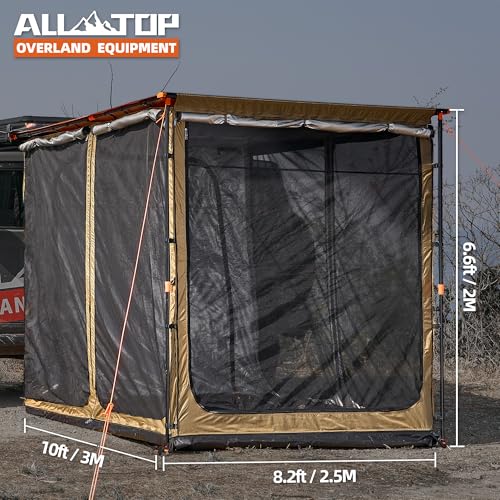Awning Room with Floor 8.2' x 10' - Silver Coating